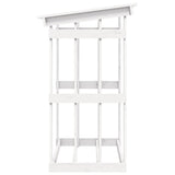 vidaXL Haardhoutrek 108x64,5x109 cm massief grenenhout