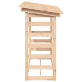 vidaXL Haardhoutrek 108x64,5x110 cm massief grenenhout