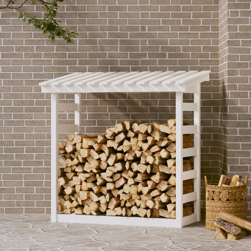 vidaXL Haardhoutrek 108x64,5x110 cm massief grenenhout