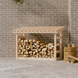 vidaXL Haardhoutrek 108x64,5x110 cm massief grenenhout