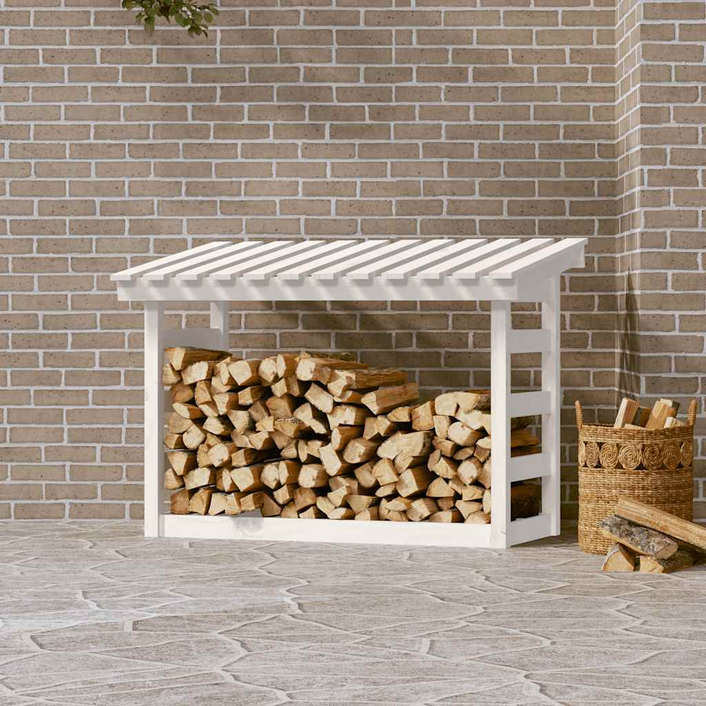 vidaXL Haardhoutrek 108x64,5x110 cm massief grenenhout
