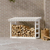 vidaXL Haardhoutrek 108x64,5x110 cm massief grenenhout