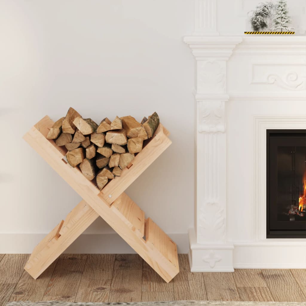 vidaXL Log Holder 47x39.5x48 cm Solid Pinewood