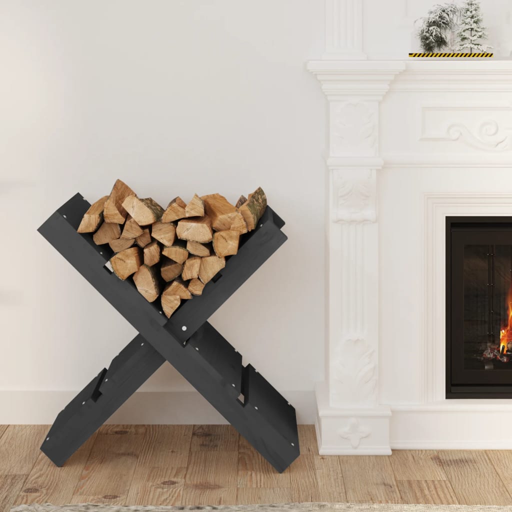 vidaXL Log Holder 47x39.5x48 cm Solid Pinewood
