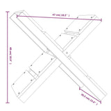 vidaXL Log Holder 47x39.5x48 cm Solid Pinewood