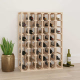 vidaXL Wijnrek 58,5x33x60,5 cm massief grenenhout