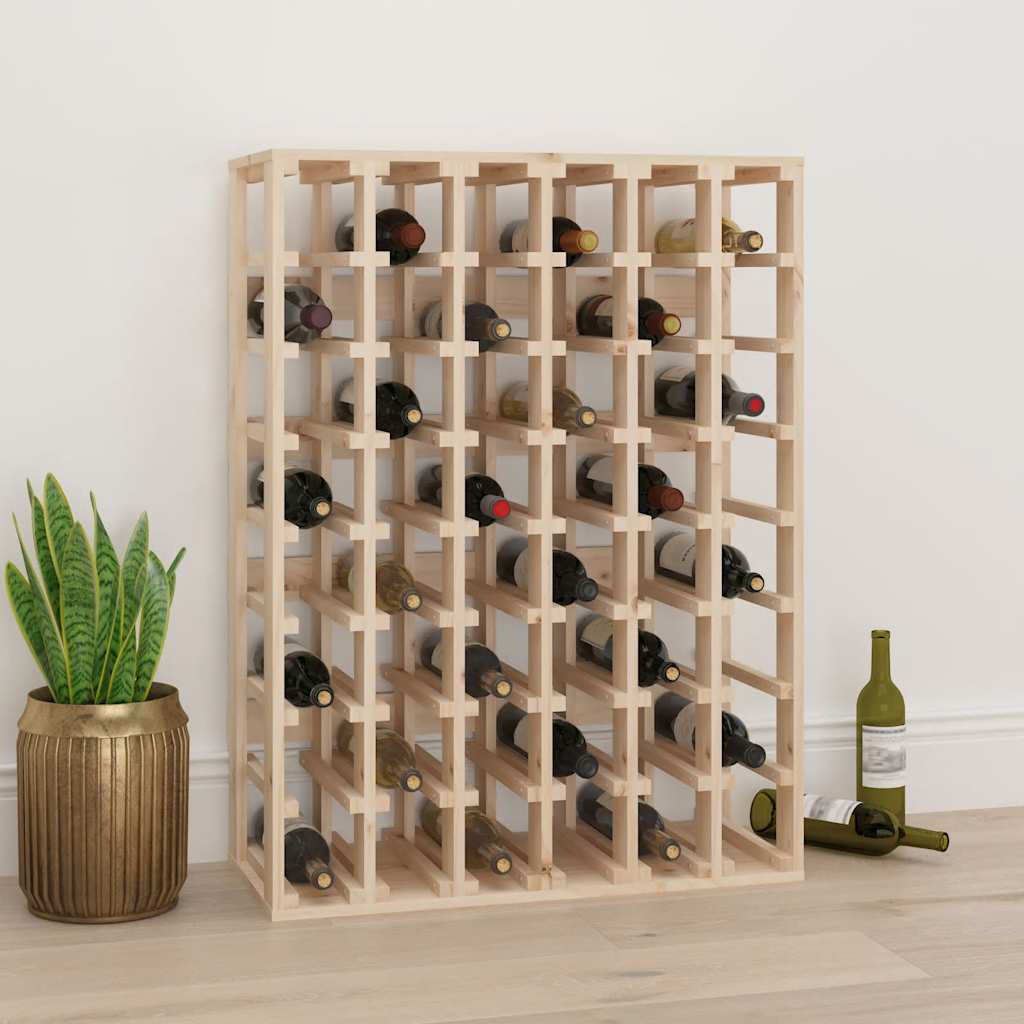 vidaXL Wijnrek 58,5x33x60,5 cm massief grenenhout