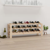 vidaXL Wine Rack 109.5x30x107.5 cm Solid Pine Wood