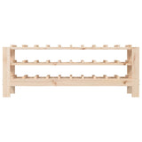 vidaXL Wine Rack 109.5x30x107.5 cm Solid Pine Wood