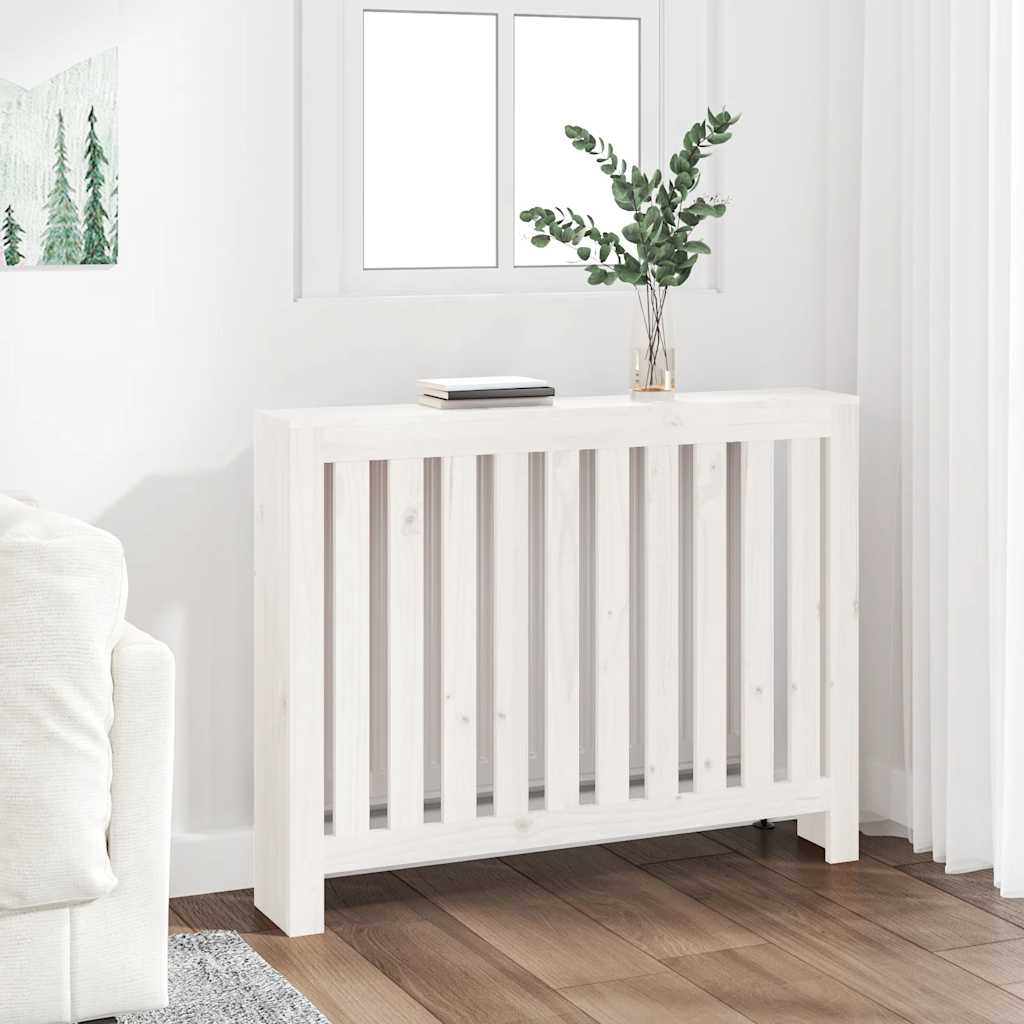 vidaXL Radiatorombouw 169x19x84 cm massief grenenhout grijs