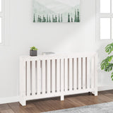 vidaXL Radiatorombouw 169x19x84 cm massief grenenhout grijs