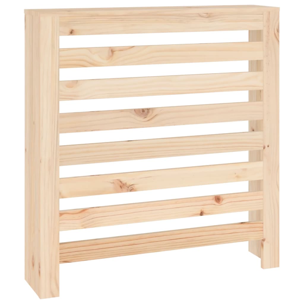 vidaXL Radiator Cover 79.5x19x84 cm Solid Pine Wood