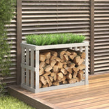 vidaXL Houtblokhouder 108x52x106 cm massief grenenhout