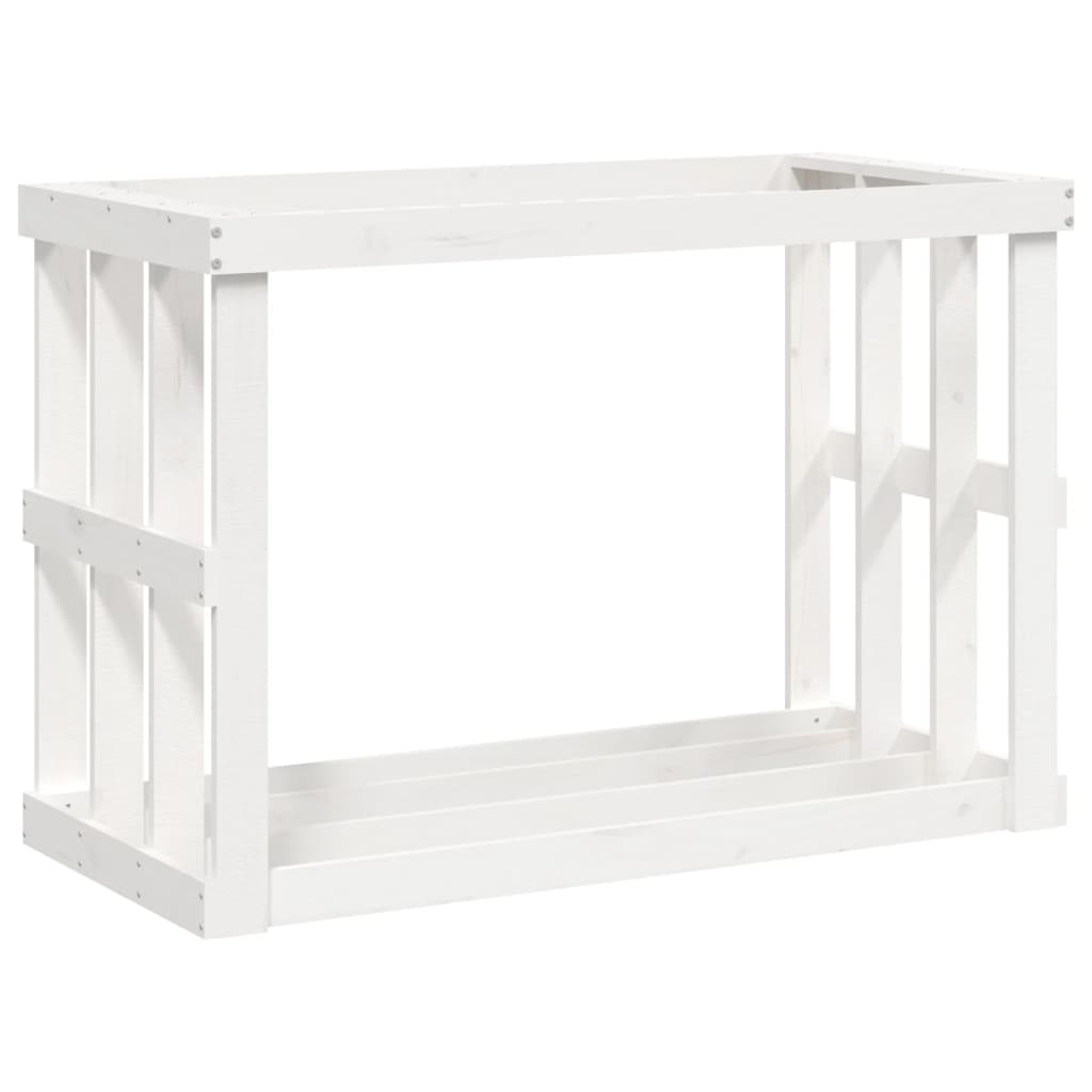 vidaXL Houtblokhouder 108x52x106 cm massief grenenhout