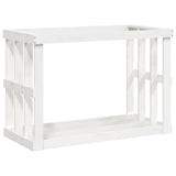 vidaXL Houtblokhouder 108x52x106 cm massief grenenhout