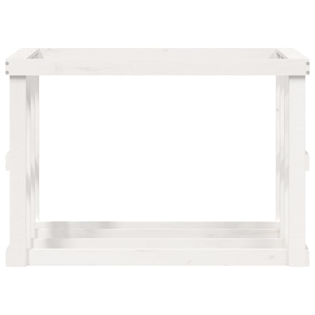 vidaXL Houtblokhouder 108x52x106 cm massief grenenhout