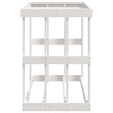 vidaXL Houtblokhouder 108x52x106 cm massief grenenhout