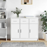 vidaXL Sideboard White 91x28x75 cm Engineered Wood