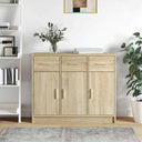 vidaXL Sideboard White 91x28x75 cm Engineered Wood