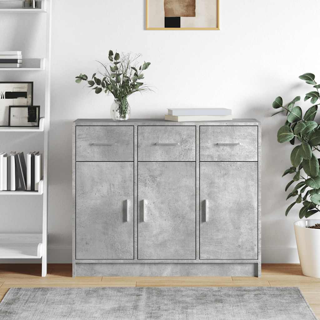 vidaXL Sideboard White 91x28x75 cm Engineered Wood