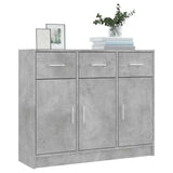 vidaXL Sideboard White 91x28x75 cm Engineered Wood