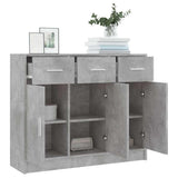 vidaXL Sideboard White 91x28x75 cm Engineered Wood