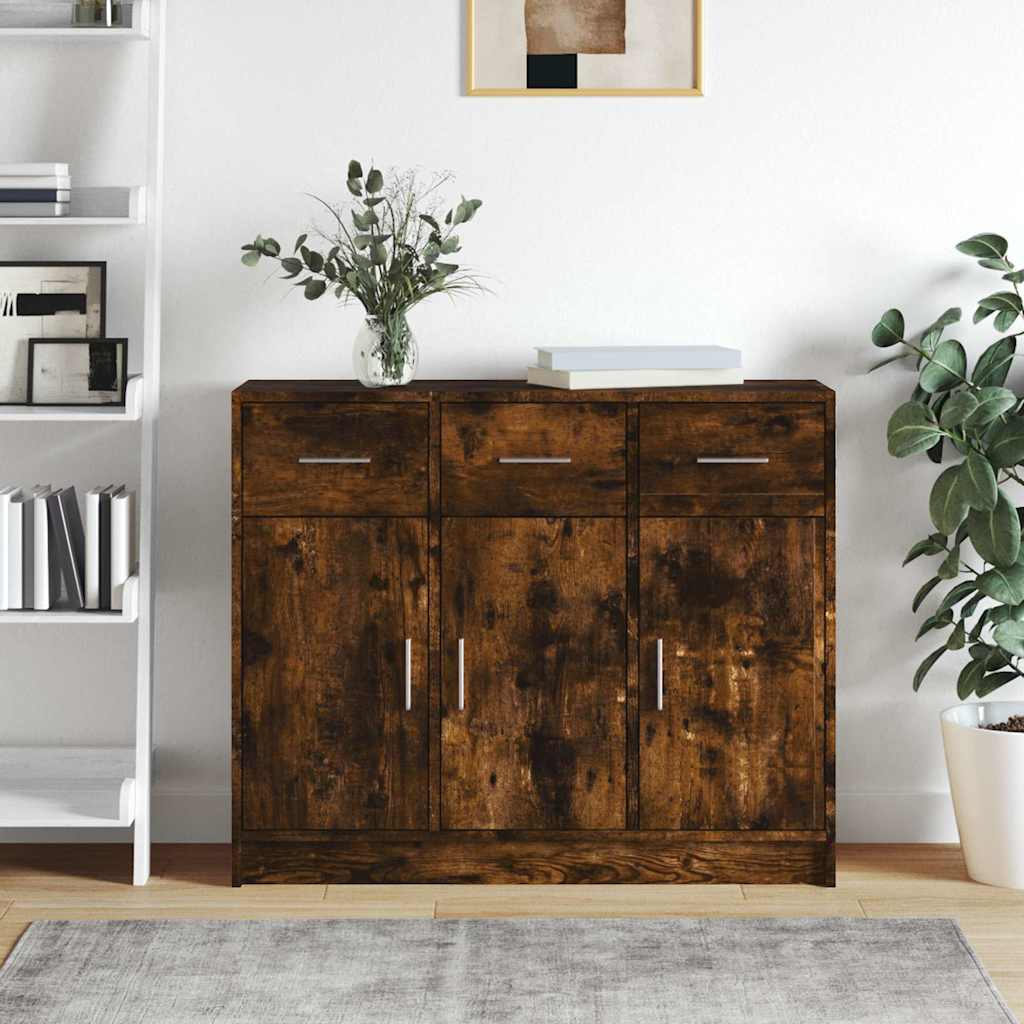 vidaXL Sideboard White 91x28x75 cm Engineered Wood