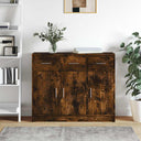 vidaXL Sideboard White 91x28x75 cm Engineered Wood