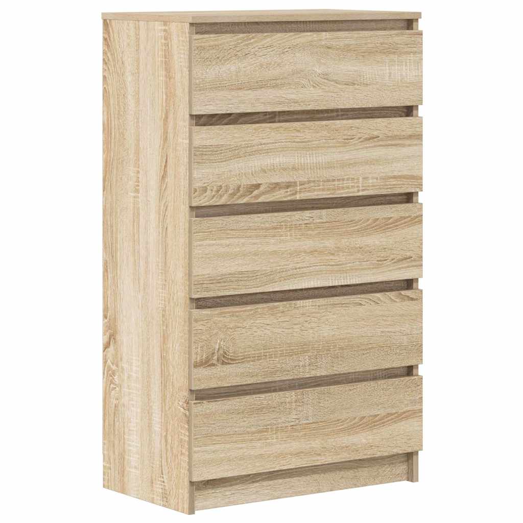 vidaXL Ladekast 60x36x103 cm bewerkt hout wit