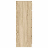 vidaXL Ladekast 60x36x103 cm bewerkt hout wit