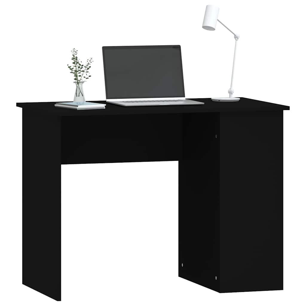 vidaXL Bureau 100x55x75 cm bewerkt hout wit
