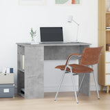 vidaXL Bureau 100x55x75 cm bewerkt hout wit