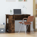 vidaXL Bureau 100x55x75 cm bewerkt hout wit