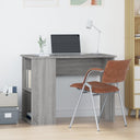 vidaXL Bureau 100x55x75 cm bewerkt hout wit