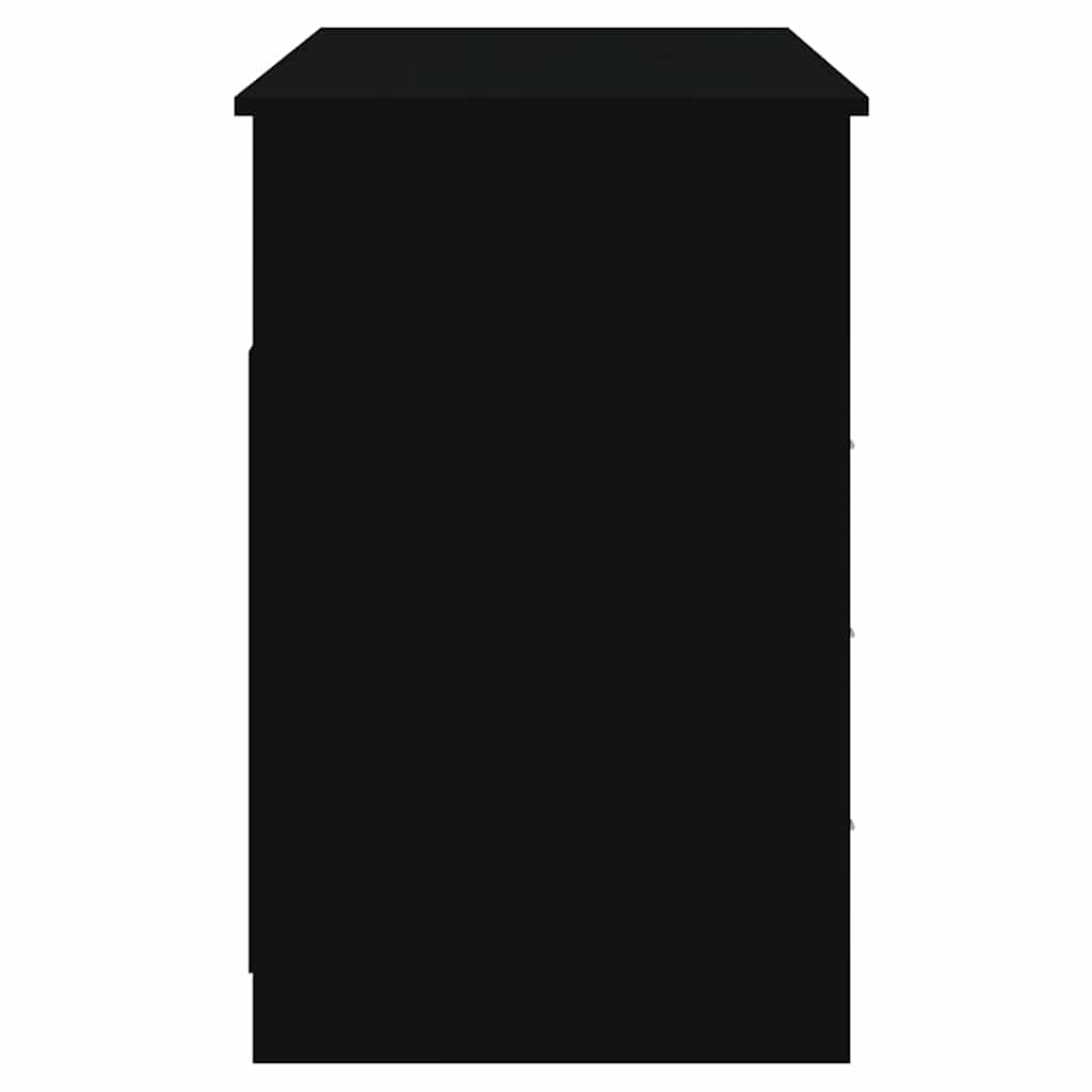 vidaXL Bureau met lades 102x50x76 cm bewerkt hout wit
