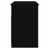 vidaXL Bureau met lades 102x50x76 cm bewerkt hout wit
