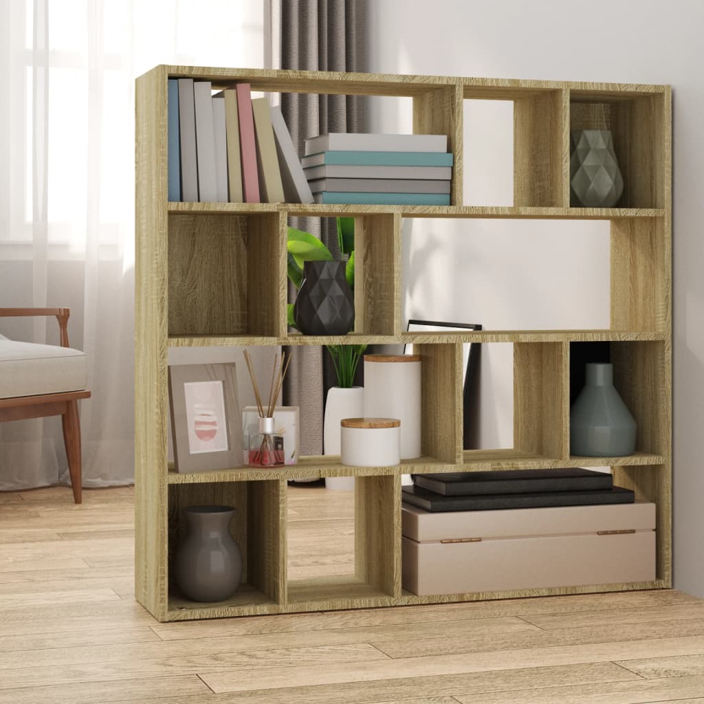 vidaXL Boekenkast/kamerscherm 105x24x102 cm wit