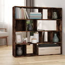 vidaXL Boekenkast/kamerscherm 105x24x102 cm wit