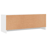 vidaXL TV Cabinet 102x30x37.5 cm Engineered Wood White