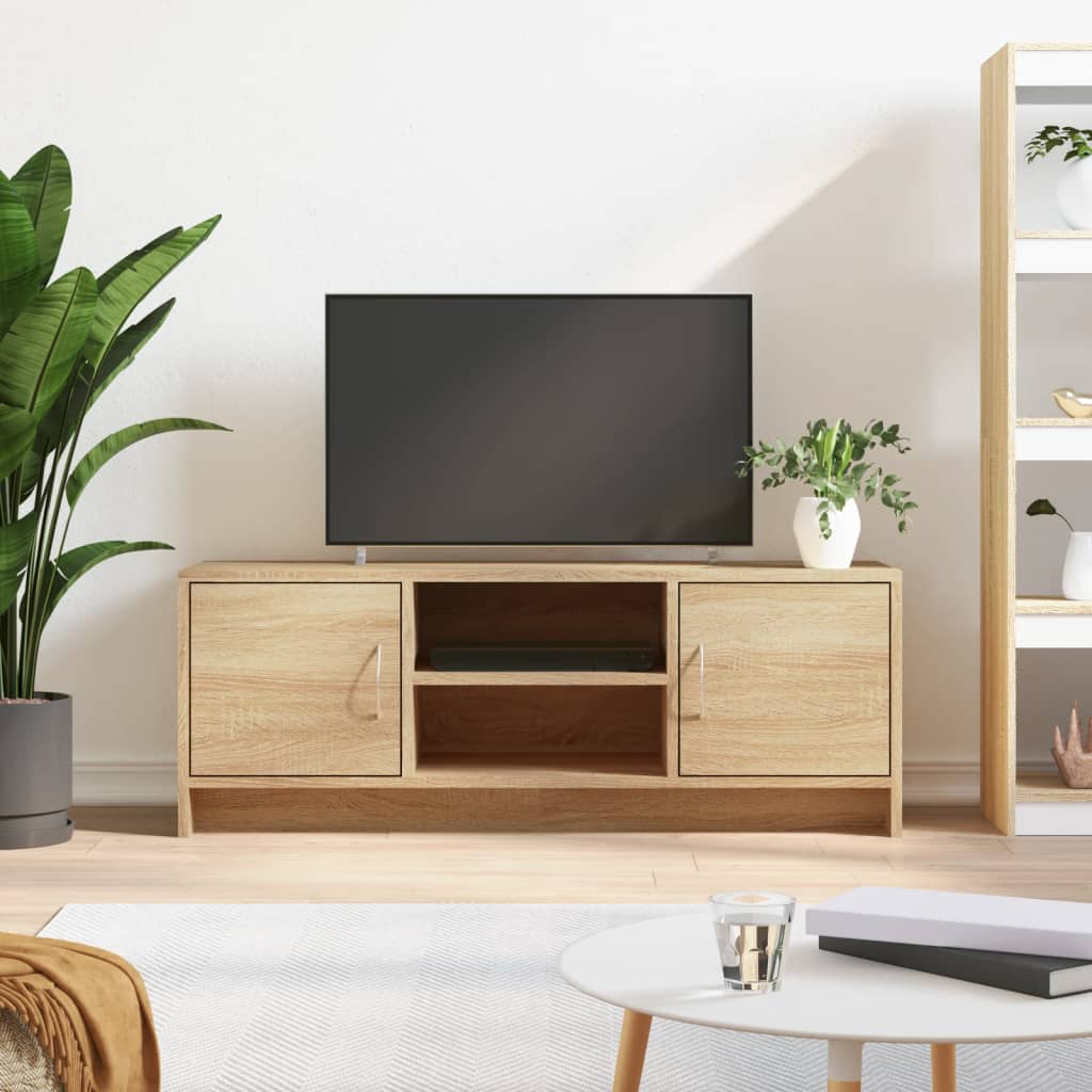 vidaXL TV Cabinet 102x30x37.5 cm Engineered Wood White