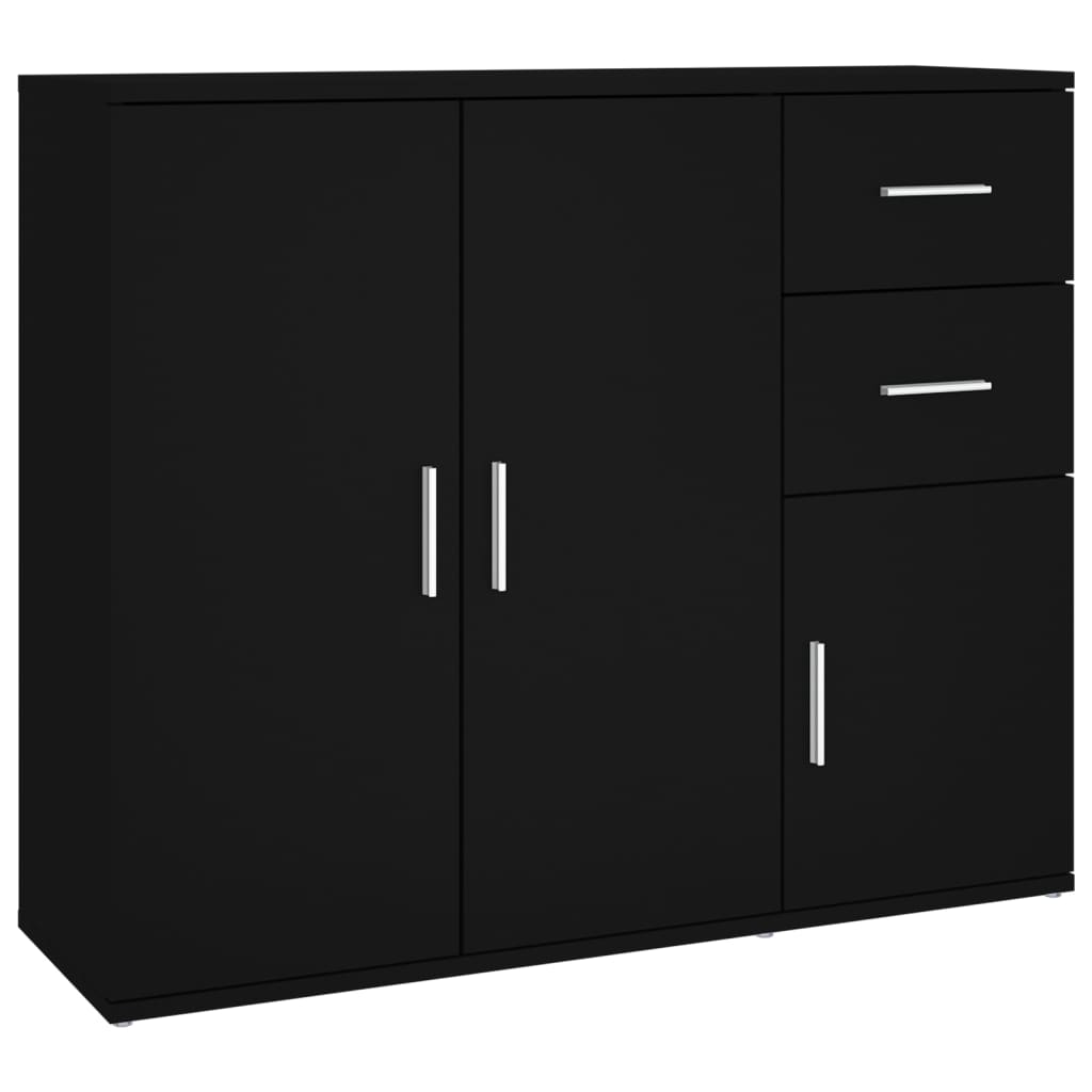 vidaXL Dressoir 91x29,5x75 cm bewerkt hout wit