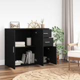 vidaXL Dressoir 91x29,5x75 cm bewerkt hout wit