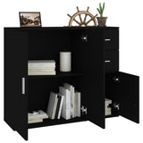vidaXL Dressoir 91x29,5x75 cm bewerkt hout wit