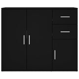 vidaXL Dressoir 91x29,5x75 cm bewerkt hout wit