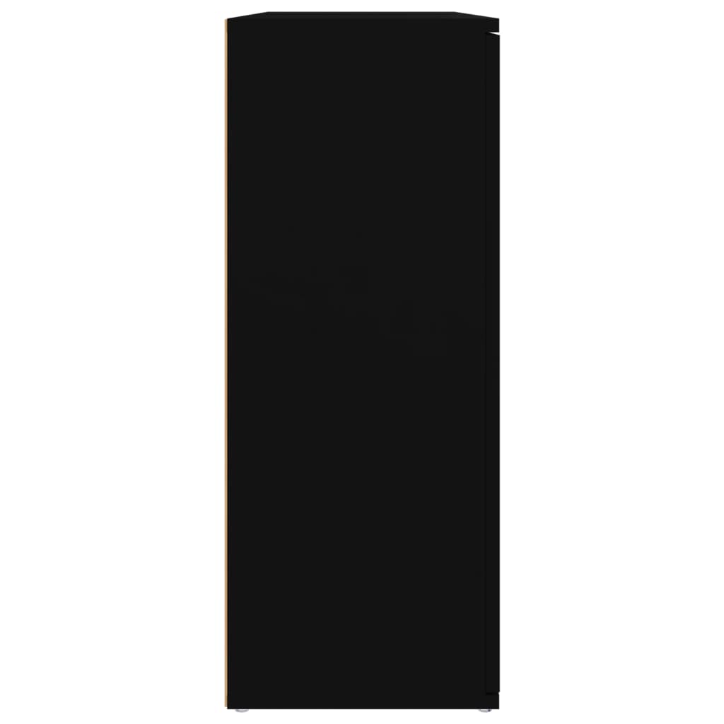 vidaXL Dressoir 91x29,5x75 cm bewerkt hout wit