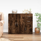 vidaXL Dressoir 91x29,5x75 cm bewerkt hout wit
