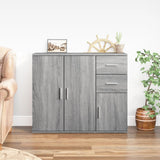 vidaXL Dressoir 91x29,5x75 cm bewerkt hout wit