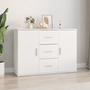vidaXL Sideboard 91x29.5x65 cm engineered wood white
