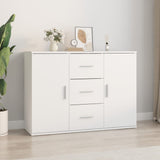 vidaXL Sideboard 91x29.5x65 cm engineered wood white