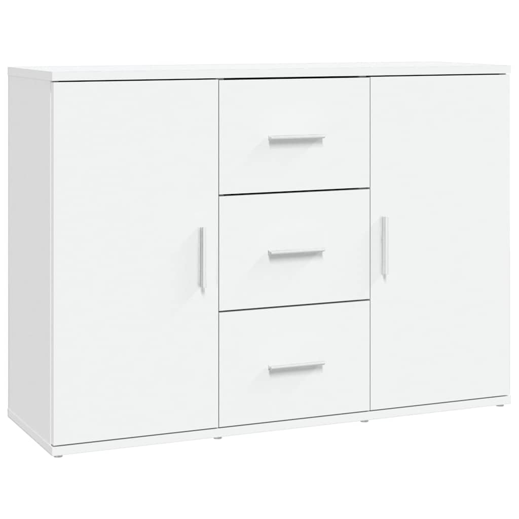 vidaXL Sideboard 91x29.5x65 cm engineered wood white